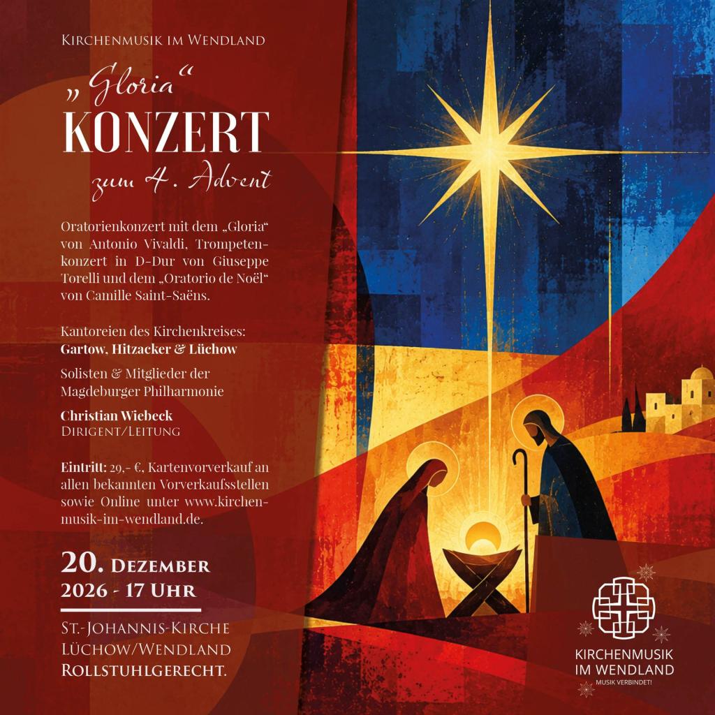 Werbeplakat_Weihnachtskonzert Gloria_20.12.2026_quadrat