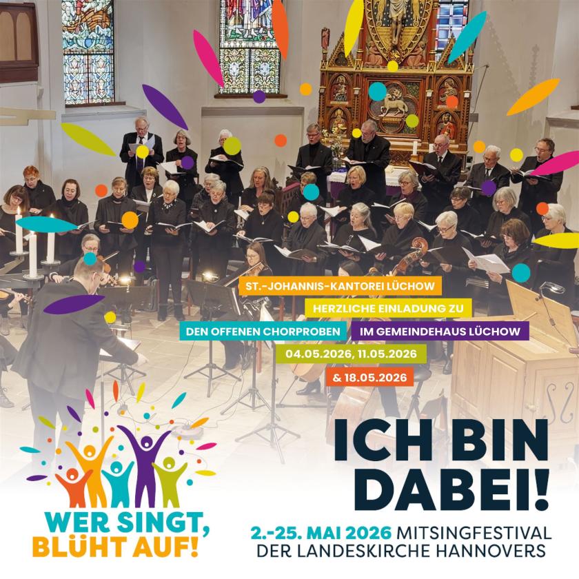 Werbeplakat_Lüchow_offene Chorproben_quadrat